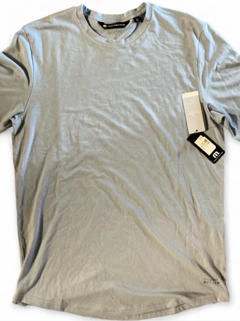 Ami Men’s Crewneck T-Shirt in Light Gray